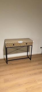 Stijlvolle consoletafel met lades, Huis en Inrichting, Tafels | Sidetables, Ophalen, 50 tot 100 cm, Zo goed als nieuw, Metaal