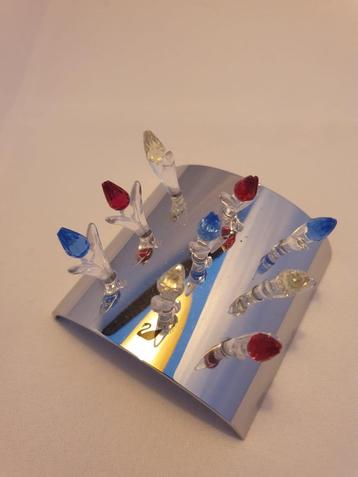 Swarovski kristal mini tulpen met standaard beschikbaar voor biedingen
