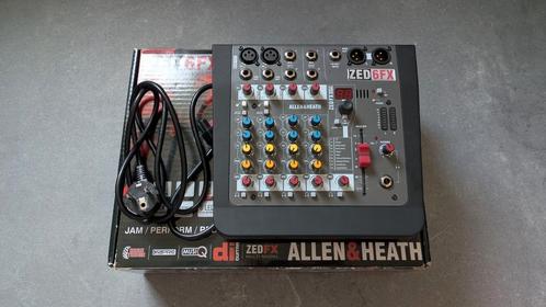 Allen & Heath ZED-6FX mixer, Muziek en Instrumenten, Mengpanelen, Gebruikt, Minder dan 5 kanalen, Microfooningang, Ophalen of Verzenden