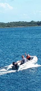 Quicksilver met Mercury 5PK 4 Tact motor, Watersport en Boten, Rubberboten, Ophalen, Quicksilver, Gebruikt, Hout