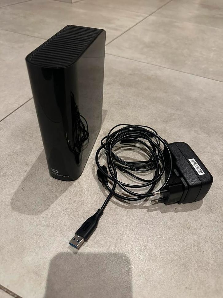 WD Elements Desktop Hard Drive 12TB - GEEN S.M.A.R.T. FOUTEN, Computers en Software, Harde schijven, Zo goed als nieuw, Desktop