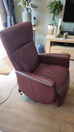Leren prominent relax stoel, Huis en Inrichting, Fauteuils, Ophalen of Verzenden, Zo goed als nieuw, 50 tot 75 cm