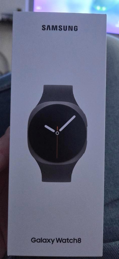Samsung Galaxy Watch 8. Nieuw & Gesealed!, Sieraden, Tassen en Uiterlijk, Smartwatches, Nieuw, Android, Zwart, Afstand, Calorieverbanding