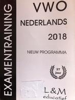 Examentraining Vwo Nederlands (2018), Boeken, Schoolboeken, Gelezen, Overige niveaus, Nederlands, Ophalen of Verzenden