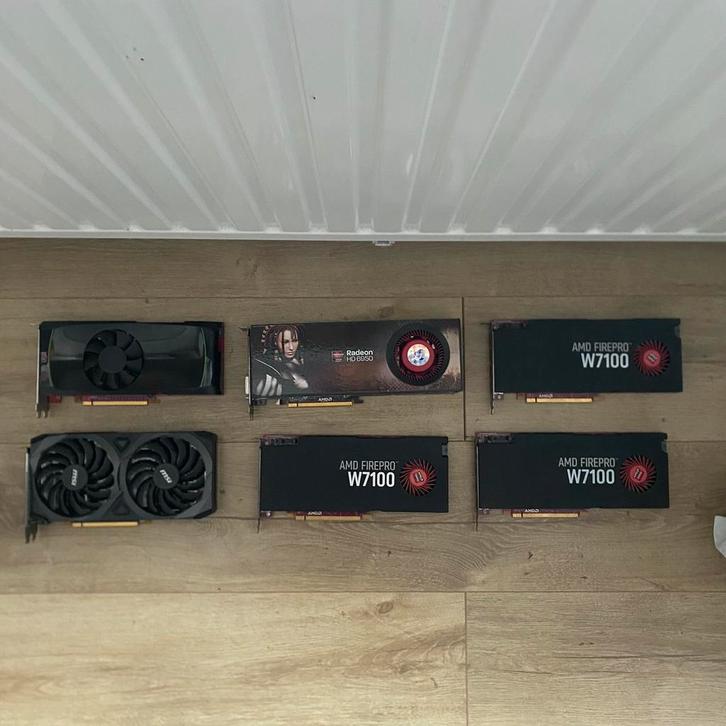 Partij Videokaarten GPU, Computers en Software, Videokaarten, Gebruikt, PCI-Express 3.0, Overige soorten, Verzenden