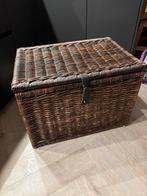 IKEA Byholma rieten kist met leren gesp, Huis en Inrichting, Woonaccessoires | Kisten, Ophalen, Overige materialen, Gebruikt, 50 tot 100 cm