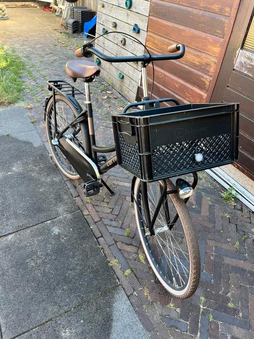 Cortina U4 24 inch (meisjes) transporter met krat, Fietsen en Brommers, Fietsen | Meisjes, Gebruikt, 24 inch, Versnellingen, Ophalen
