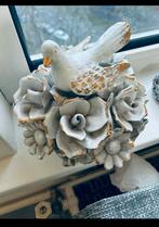Mooi antiek Engels porcelain bloemstukjes decoratie, Antiek en Kunst, Ophalen of Verzenden