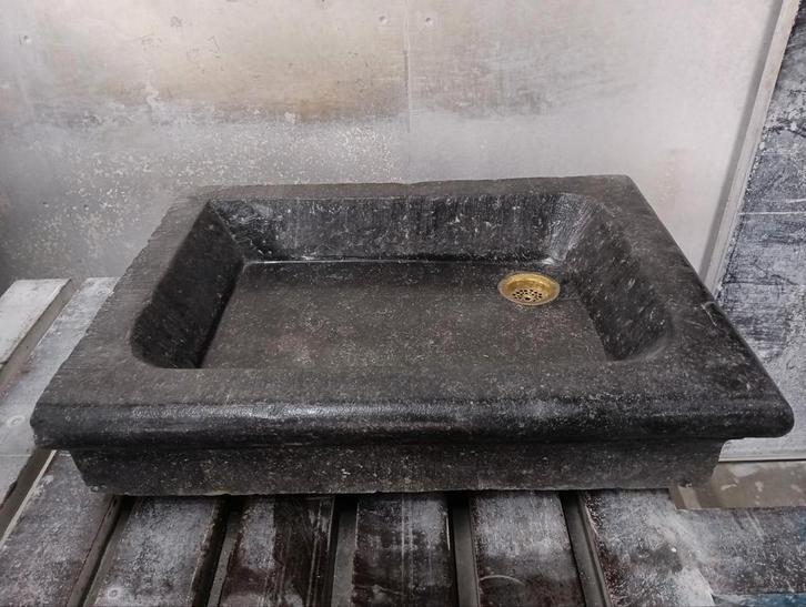 Hardsteen pompbak gootsteen wasbak trog 170+ antiek, Doe-het-zelf en Verbouw, Sanitair, Gebruikt, Ophalen