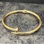 14k gouden armband spijker model nieuw, Sieraden, Tassen en Uiterlijk, Armbanden, Ophalen of Verzenden, Zo goed als nieuw, Goud