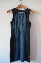 Denim & black dress (H&M), Nieuw, Maat 34 (XS) of kleiner, Blauw, H&M