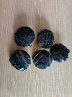5 zwarte knopen met een glimmertjes, 3 cm doorsnee, Ophalen of Verzenden, Nieuw, Knoop of Knopen