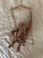 Zeldzame vintage boho rotan hangende aap jaren 60, Ophalen of Verzenden