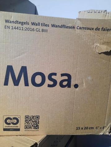 Mosa Wandtegels 15x20 cm - Nieuw in Doos! beschikbaar voor biedingen