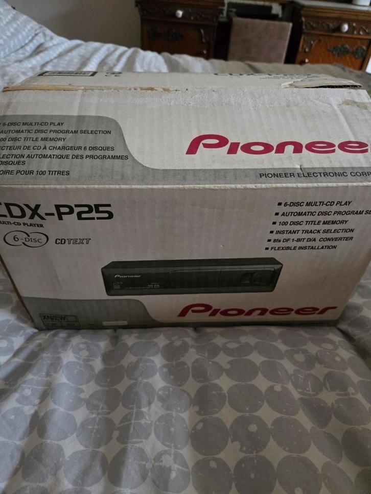Pioneer CDX-P25 CD Wisselaar - Nieuw in Doos!, Auto diversen, Autoradio's, Nieuw, Ophalen
