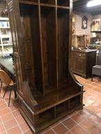HANDGEMAAKTE GARDEROBEKAST HALKAST KAST TEAKHOUT KAPSTOK, Huis en Inrichting, Woonaccessoires | Kapstokken, Ophalen, 200 cm of meer