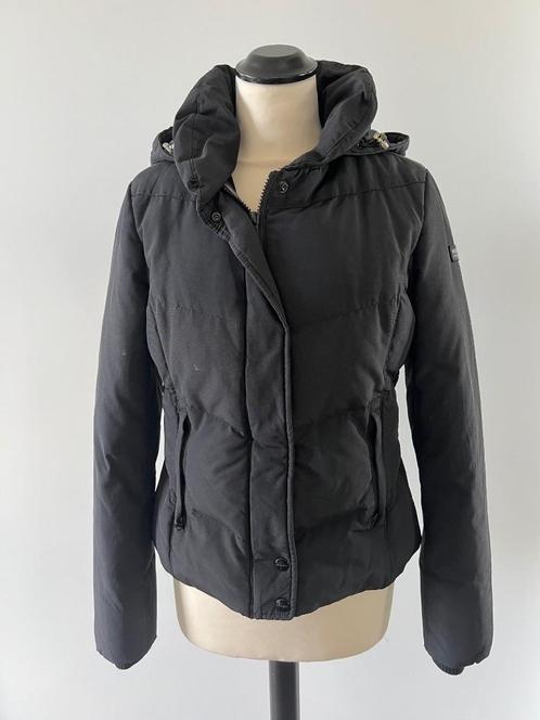 Heel goed zwart Woolrich puffer dons jas S 36 Artctic Ramar, Kleding | Dames, Jassen | Winter, Zo goed als nieuw, Maat 36 (S)