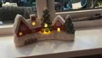 Kerst dorpje huisjes met verlichting, Ophalen of Verzenden, Gebruikt