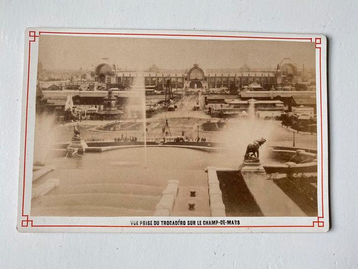 3 Kabinetkaarten | CDV, Verzamelen, Foto's en Prenten, Gebruikt, Foto, Gebouw, Voor 1940, Verzenden