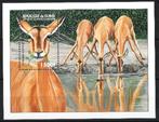 Guinee Mi nr blok 550 postfris Dieren, Verzenden, Postfris, Overige thema's