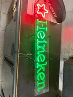 Heineken neon verlichting, Verzamelen, Biermerken, Ophalen of Verzenden, Gebruikt, Reclamebord, Plaat of Schild, Heineken