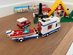 Lego 6388 camper boottrailer zomerhuis met bbq, Ophalen of Verzenden, Zo goed als nieuw
