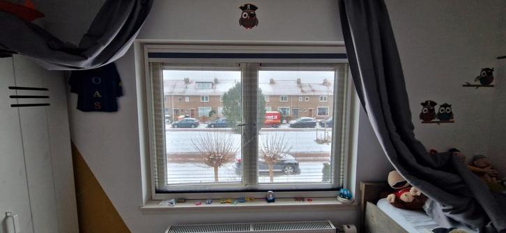 Duo plissé, horrengaas en gordijn - 118x155cm, Huis en Inrichting, Stoffering | Gordijnen en Lamellen, Ophalen