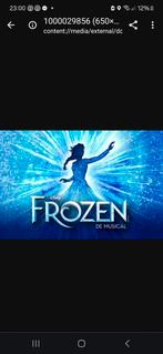 Frozen de musical 2 tickets  vrijdag 12-07-2024, Juli, Twee personen