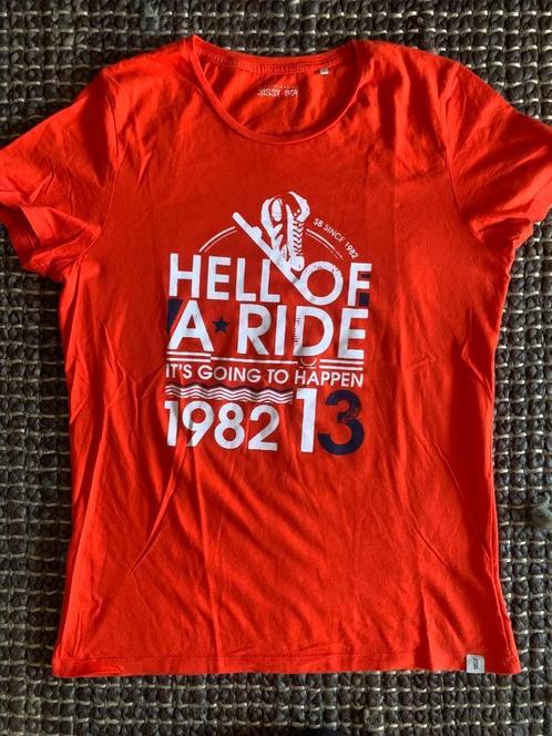 Opruimen ivm verhuizen Sissy Boy shirt in maat L, Kleding | Heren, T-shirts, Zo goed als nieuw, Maat 52/54 (L), Oranje, Verzenden