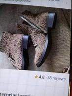 Leuke panterprint laarsjes maat 39 van Fabs, Fabs, Bruin, Lage of Enkellaarzen, Ophalen of Verzenden