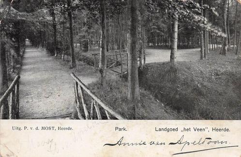 HE107 Heerde Landgoed 1909, Verzamelen, Ansichtkaarten | Nederland, Gelopen, Gelderland, Voor 1920, Verzenden