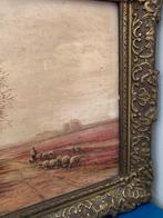 AH Beltman schilderij - Heidelandschap met schapen, Antiek en Kunst, Kunst | Schilderijen | Klassiek, Ophalen