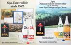 4 vintage advertenties reclames Spa water 1975-77, Ophalen