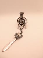 antiek 19de eeuws chatelaine parfumflesje Jeanne D'arc, Antiek en Kunst, Ophalen of Verzenden