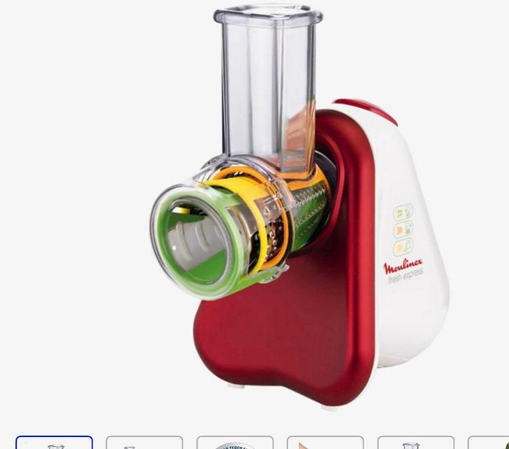 Moulinex Fresh Express 3 in 1 DJ753510, Witgoed en Apparatuur, Keukenmixers, Gebruikt, Minder dan 1 liter, 1 snelheid, Vaatwasserbestendig