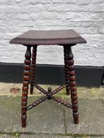 plantentafel antiek eiken bobbin kralen, Ophalen of Verzenden