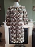 Caroline Biss warme bruine crème jurk M 38, Kleding | Dames, Jurken, Maat 38/40 (M), Bruin, Verzenden, Zo goed als nieuw