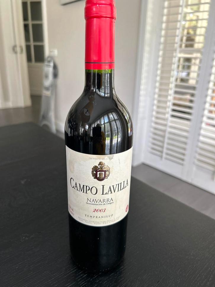 Navarra Campo Lavilla 2003 - Nieuw!, Verzamelen, Wijnen, Nieuw, Rode wijn, Spanje, Vol, Ophalen of Verzenden