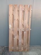 Poortdeur van  verduurzaamd hout, Ophalen, Minder dan 100 cm, Zo goed als nieuw, Draaipoort