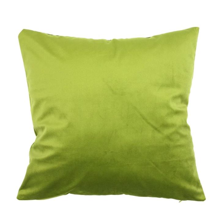 Kussenhoes Fluweel | Olijfgroen 45 x 45 cm, Huis en Inrichting, Woonaccessoires | Kussens, Nieuw, Groen, Vierkant, Verzenden