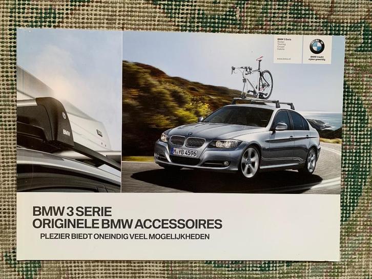 Nederlandse brochure BMW 3-serie E90 E91 accessoires 2012, Boeken, Auto's | Folders en Tijdschriften, Nieuw, BMW, Ophalen of Verzenden
