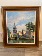 Leuk schilderij Zuiderkerk in Amsterdam., Antiek en Kunst, Ophalen