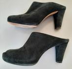 Zwart suede muiltjes van Unisa maat 38, Ophalen, Zwart, Sandalen of Muiltjes, Unisa