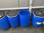 Drum  125iter - opslag vaten of waterton, Tuin en Terras, Regentonnen, Kunststof, Zo goed als nieuw, Ophalen, 75 tot 150 liter