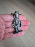 Vintage Tinnen Figuur met Hoed en Tas, Antiek en Kunst, Antiek | Tin, Ophalen of Verzenden