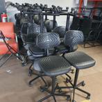 Partij score werkstoel hoge stoelen verrijdbaar werkplaats, Huis en Inrichting, Bureaustoelen, Ophalen, Gebruikt, Zwart