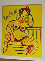 Jacob Kanbier Sexy lady op dik doek, Antiek en Kunst, Kunst | Schilderijen | Klassiek, Ophalen