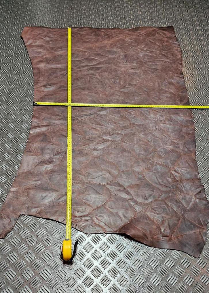 Tuig - Leer Bruin(zie omschrijving!), Hobby en Vrije tijd, Stoffen en Lappen, Nieuw, Leer of Kunstleer, 30 tot 120 cm, 30 tot 200 cm