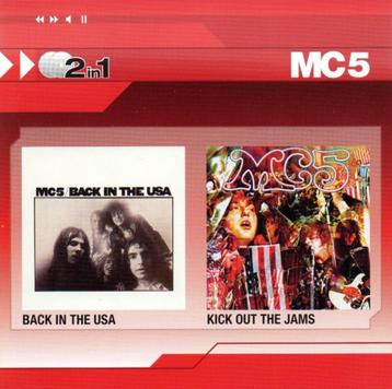 2CD: MC5 – Back In The USA + Kick Out The Jams (ZGAN)   beschikbaar voor biedingen