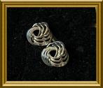 Oude zilveren klem oorbellen, clips, Sieraden, Tassen en Uiterlijk, Antieke sieraden, Ophalen of Verzenden, Zilver, Oorbellen
